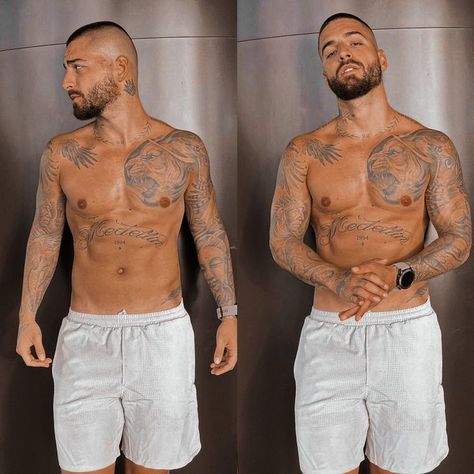 Religious Tattoo Sleeves, Adonis Belt, Ab Tattoo, Mens Body, Haircut For Men, Religious Tattoo, Beard Tattoo, Inked Men, Don Juan