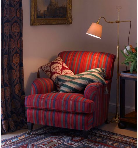 Ottoman Lampas Blue | Prints | Fabrics | The Collection | Robert Kime Ltd. Cosy Rooms, Essex House, Upholstery Details, Robert Kime, Upholstery Armchair, Couch Upholstery, Upholstery Trim, Wallpaper Furniture, Modern Upholstery