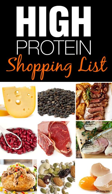 High Protein Shopping List - Protein is power—at least when you’re losing weight and maintaining a healthier body. #highproteinrecipes #cleaneating High Protein Shopping List, Protein Shopping List, Protein Dinner, Overnight Oat, Speed Up Metabolism, Low Carb Diets, Makanan Diet, Protein Diets, Diet Vegetarian