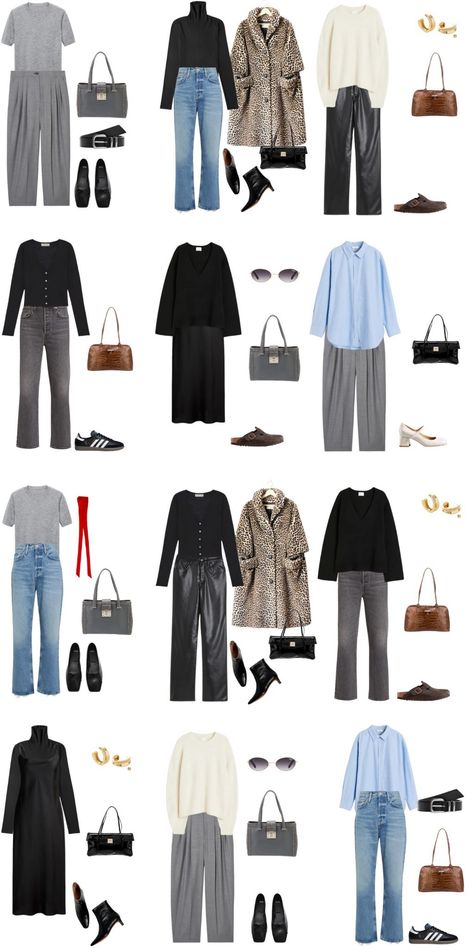 Fall Minimalist Outfit, Edgy Capsule Wardrobe, 10 Piece Capsule Wardrobe, Minimal Capsule Wardrobe, Capsule Wardrobe Women, Smart Casual Wardrobe, Early 20s, Capsule Wardrobe Outfits, Fleece Lined Leggings