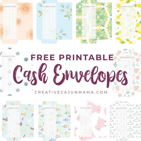 How to take control of your spending using the cash envelope system, plus get some super-cute printable envelopes for free! Cash Envelope Insert Printable Free, Free Blank Calendar, Free Printable Envelopes, Inventory Printable, Free Business Logo, Project Planner Printable, Meal Planner Printable Free, Free Printable Planner, Monthly Printable