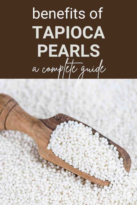 A bowl of tapioca pearls, showcasing their chewy and versatile nature, perfect for enhancing desserts and beverages. Tapioca Pearl, Tapioca Pearls, Nutrition Health, How To Cook, Nutrition, Benefits