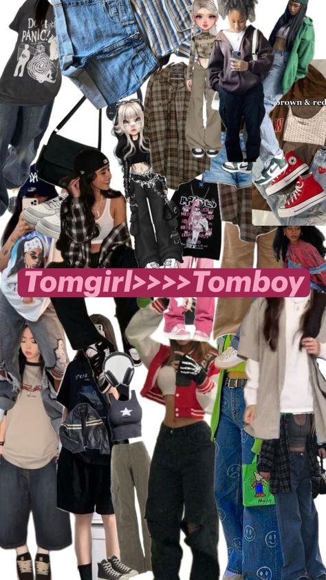 Tomgirl>>>>Tomboy fits Tomboy Aesthetic Collage, Tomgirl Outfit, Tomboy Fits, Tomboy Aesthetic, Aesthetic Collage, Cute Outfits, Finding Yourself, Quick Saves