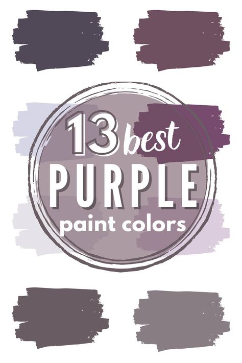 Plum Grey Paint Color, Behr Purple Gray Paint Colors, Purple Grey Paint Color Bedroom, Dusty Violet Paint Color, Plum Office Ideas, Violet Bathroom Ideas, Plum Paint Colors Bedrooms, Purple Paint Palette, Deep Purple Paint Colors