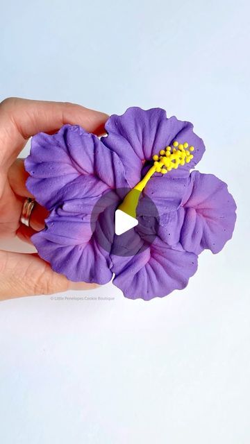 Victoria Jones | Decorated Sugar Cookies | Keller, TX on Instagram: "What is your favorite flower?  I loved making this royal icing Hibiscus decorated sugar cookie. Follow along to learn how to make hibiscus decorated cookies too! • • Filmed using @arkonmounts cookie decorator’s mount.  Cutter @annclarkcookiecutters  Violet and Sunshine Master Elites by @thesugarart  Aurora Rose Elite used for dry dusting by @thesugarart  Tip used was @wiltoncakes 125" Hibiscus Cookies Royal Icing, Luau Cookies Royal Icing, Tropical Cookies Royal Icing, Making Royal Icing Flowers, Moana Sugar Cookies Decorated, Hibiscus Cookies Decorated, Hawaiian Cookies Decorated, Hibiscus Cupcakes, Piping Ideas