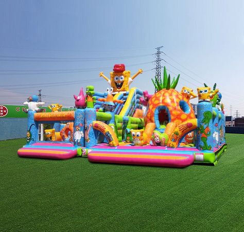 Eco Friendly Ideas, Yard Inflatables, Inflatable Water Slides, Kids Backyard Playground, Spongebob Birthday Party, Ocean Cakes, Best Christmas Toys, Holiday Inflatables, Bouncy House