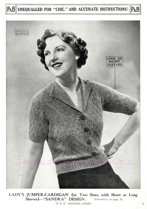 Vintage Sweater Pattern, Lace Jumper, Classy Sweater, Jumper Knitting Pattern, Feather Stitch, Fair Isles, Design Moda, Vintage Knitting Patterns, Knitting Books