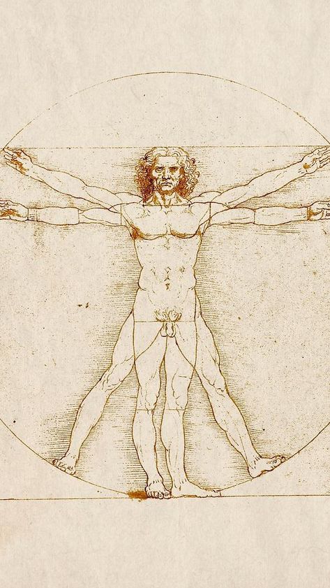 Vitruvian Man, Famous Artwork, Man Wallpaper, High Resolution Wallpapers, Interior Wall Design, Awesome Designs, Wallpaper Pictures, Aesthetic Iphone, Ipad Wallpaper