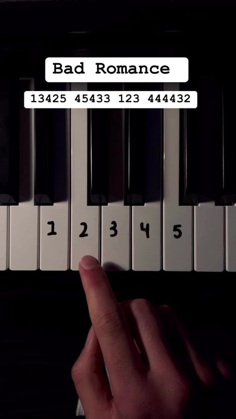 Writing the numbered on your piano with a marker helps :) #pianomusic #pianolessons #pianotutorial #pianocover | Keys Tutorials | Keys Tutorials · Original audio Bad Romance Piano, Piano With Numbers, Piano Numbers On Keys, Piano Numbers, Piano Songs Sheet Music, Excel For Beginners, Easy Piano Songs, Do I Wanna Know, Song Sheet