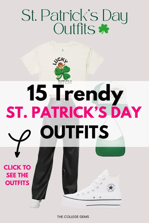 St. Patrick's Day Outfits St Paddys Day Outfit Women, Casual St Patricks Day Outfit Women, Saint Patricks Day Outfit For Women, At Patrick’s Day Outfit, St Patty’s Day Outfit Women, St Patricks Day Outfits For Bar, Cute St Patricks Day Outfit For Women, St Paddy’s Day Outfit, St Patricks Day Outfits Women Bar Crawl