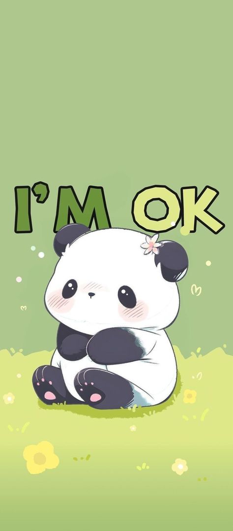 Panda Bears Wallpaper, Panda Background, Disney Moana Art, Cute Panda Drawing, Lockscreen Background, Cute Panda Cartoon, Panda Images, Panda Drawing, Kawaii Panda