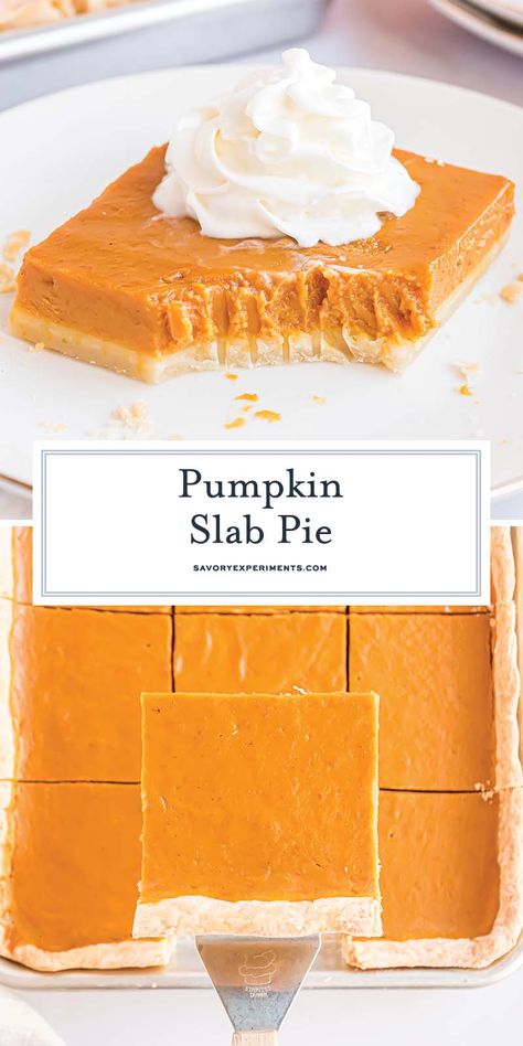 Pumpkin Slab Pie Recipe, Pumpkin Slab Pie, Traditional Pumpkin Pie, Pumpkin Pie Recipe Easy, Favorite Christmas Recipes, No Bake Pumpkin Pie, Slab Pie, Pumpkin Pie Mix, Traditional Pumpkin