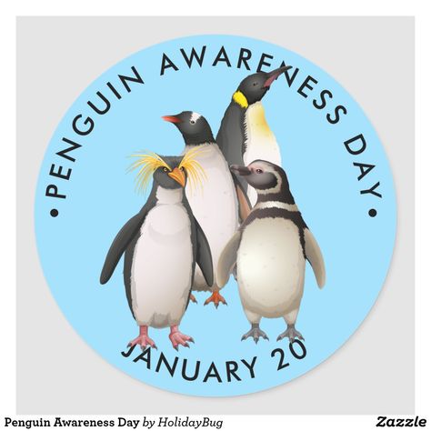 Penguin Awareness Day Activities, National Holiday Calendar, January Holidays, Penguin Awareness Day, Penguin Day, Magellanic Penguin, Monthly Celebration, Rockhopper Penguin, Winter Greetings