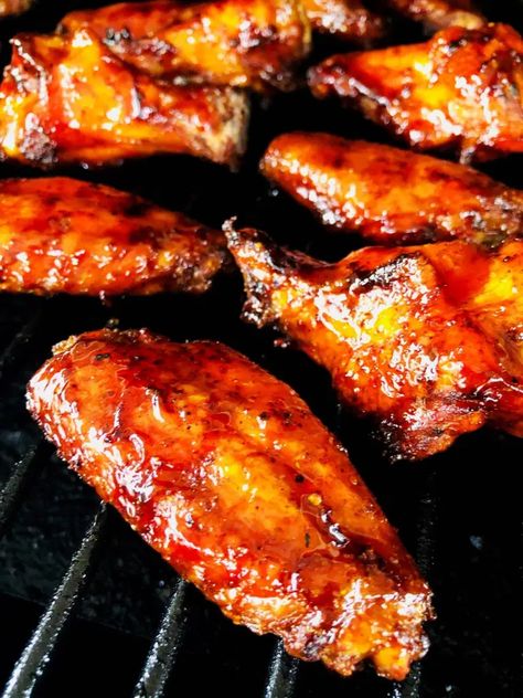 Alcohol Infused Chicken Wings - Cooks Well With Others Honey Hot Chicken, Honey Buffalo Chicken, Smoked Honey, Wings Recipe Baked, Hot Chicken Wings, Chicken Wing Sauces, Sweet And Spicy Chicken, Sweet And Spicy Sauce, Buffalo Chicken Wings