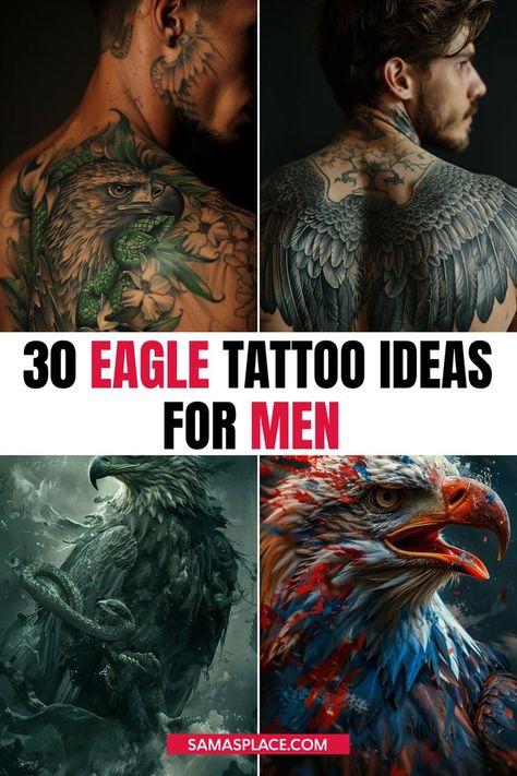 Eagle tattoo ideas for men featuring designs symbolizing strength and freedom. Eagle Tattoo Ideas For Men, An Eagle Tattoo, Eagle Back Tattoo, Eagle Tattoo Ideas, Eagle Tattoo Design, Bold Eagle, Eagle Tattoos, Eagle Tattoo, Majestic Creatures