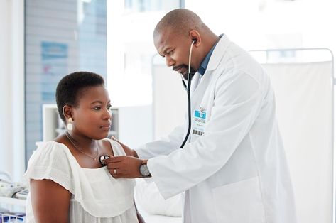 Healthcare doctor listening to patient h... | Premium Photo #Freepik #photo #doctor-patient #doctor-checkup #medical-help #doctor-consultation Medical Consultation, Low Blood Pressure, Health Conscious, Urgent Care, Health Check, Medical Services, Blood Pressure, Disease, Health Care