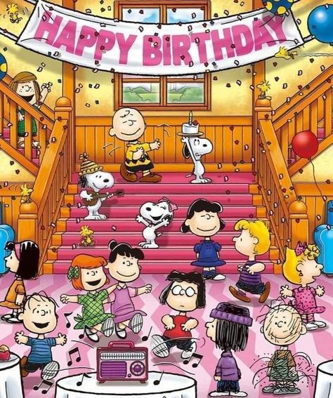 Happy Birthday Snoopy Images, Peanuts Happy Birthday, Animated Happy Birthday Wishes, Peanuts Birthday, Funny Happy Birthday Song, Snoopy Birthday, Funny Happy Birthday Wishes, Birthday Greetings Friend, Happy Birthday Art