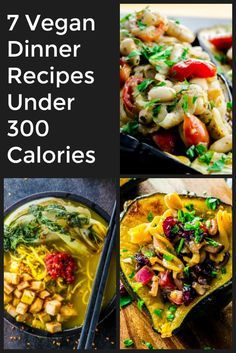 300 Calorie Dinner, Recipes Under 300 Calories, Dinner Under 300 Calories, Vegetarian Dinner Recipes, 300 Calorie Meals, Low Calorie Vegan, Healthy Vegetarian Dinner, Under 300 Calories, Calorie Meal Plan