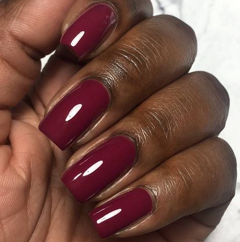 Pomegranate Dishes, Pomegranate Growing, Deep Red Nail Polish, Dark Color Nails, Bold Nails, Ballerina Acrylic Nails, Breathable Nail Polish, Halal Nail Polish, Deep Red Nails