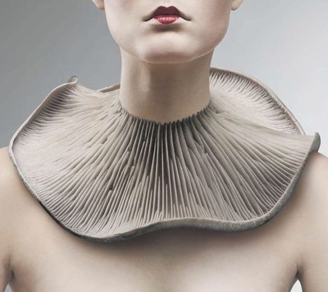 Mushroom Necklace, Body Adornment, Harvey Nichols, Neck Piece, Contemporary Jewellery, Contemporary Jewelry, Mode Inspiration, Fashion Details, Costume Design