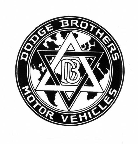 Dodge Brothers Logo Meaning, Dodge Logo, Dodge Brothers, Vintage Dodge, Dodge Pickup Trucks, Logos Meaning, Moto Logo, Car Hood Ornaments, Dodge Pickup