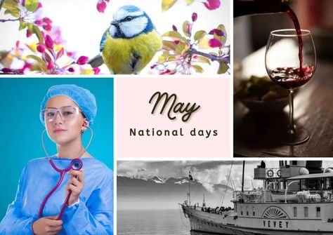 National Days in May 2023 | Mark Your Calendar Today! National Holiday Calendar, Military Appreciation Month, International Workers Day, Mark Your Calendar, Calendar May, Workers Day, Holiday Dates, Today Calendar, National Days