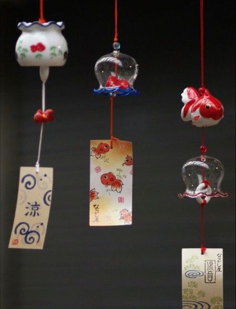 Wind Chime Japanese, Japanese Wind Chimes Wallpaper, Windchime Wallpaper, Wind Chime Aesthetic, Wind Chimes Aesthetic, Japanese Wind Chimes, Wind Chimes Craft, Wind Bell, Japan Aesthetic