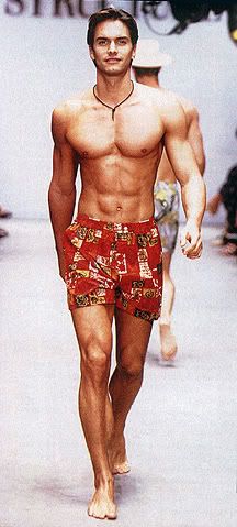 Marcus Schenkenberg 90s, Male Supermodel, Marcus Schenkenberg, Top Male Models, Guys In Speedos, Cool Websites, Monokini, Personalities, Male Models