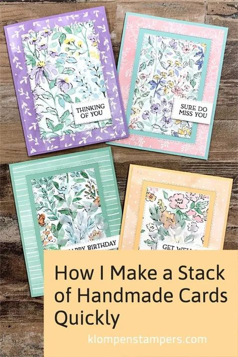 Stampinup 2023 Cards, Stampin Up 2022 2023 Cards, 3 X 3 Cards, Paper Craft Cards Handmade, Stampin Up Quick And Easy Cards Simple, Using Scraps To Make Cards, Stampin Up Just A Note, Diy Cards Handmade Simple, Easy Stampin Up Cards