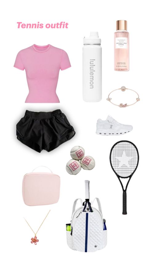 Tennis Practice Outfit, Badminton Outfit, Tennis Vibe, Victoria Secrets Coconut, Tennis Fits, Tennis Lifestyle, Sporty Girl, Tennis Aesthetic, Tennis Outfits