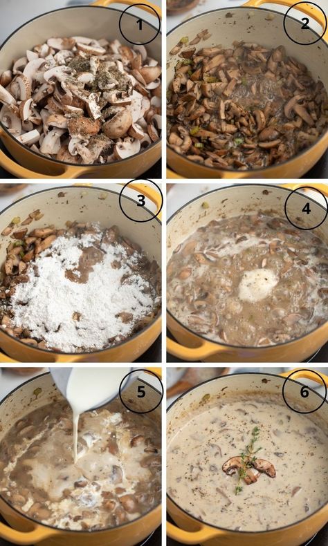 Best Mushroom Soup, Easy Mushroom Soup, Homemade Mushroom Soup, Mushroom Cream Soup, Homemade Cream Of Mushroom Soup, Homemade Cream Of Mushroom, Cream Soup Recipes, Creamy Mushroom Soup, Mushroom Soup Recipes