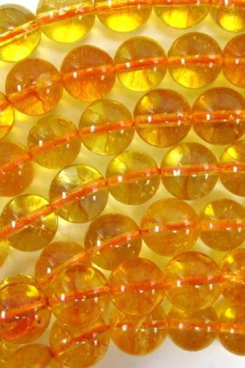 Beads For Sale, Citrine Beads, Yellow Citrine, Bead Store, Jewelry Making Beads, Round Beads, Citrine, Diy Jewelry, Beaded Jewelry