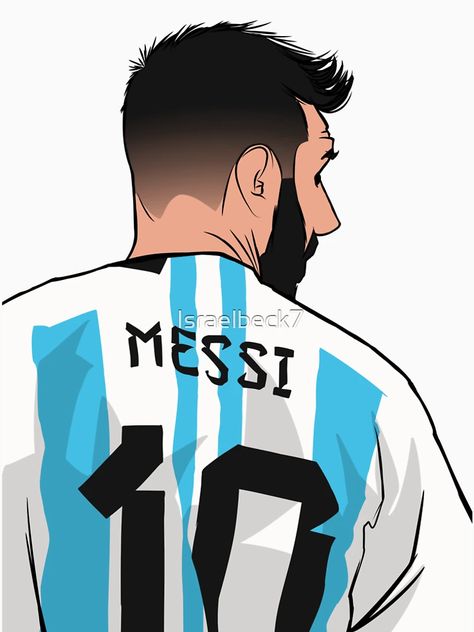 "Messi" Premium T-Shirt for Sale by Israelbeck7 | Redbubble Sticker Messi, Messi Y Cristiano, Messi Shirt, Bf Gift, Messi Poster, Bf Gifts, Cute Stickers, Sale Poster, Character Design