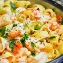 Shrimp Scampi Tortellini Recipe Tortellini Shrimp Recipes, Tortellini And Shrimp, Tortellini With Shrimp, Shrimp Scampi Tortellini, Tortellini And Shrimp Recipes, Garlic Shrimp Tortellini, Shrimp Tortellini Recipes, Shrimp And Tortellini Recipes, Shrimp Tortellini