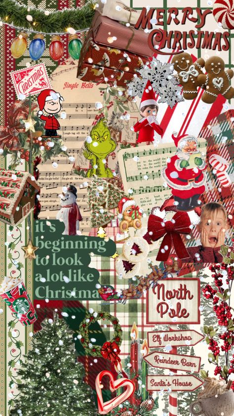 #christmas #xmas #winter #vintage #vibes Cute Vintage Christmas Wallpaper, Christmas Vibes Cozy Wallpaper, Christmas Vintage Aesthetic Wallpaper, Christmas Backrounds Collage, Cute Crismas Wallpers Aesthetic, Disney Christmas Backgrounds, Xmas Vibes Aesthetic, 90s Christmas Wallpaper, Vintage Christmas Lockscreen