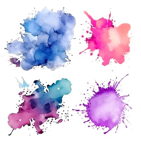 Premium Vector | Watercolor ink splash element Watercolor Stain, Ink Splash, Half Sleeve Tattoos For Guys, Background Watercolor, Watercolor Ink, Watercolor Splash, Card Banner, Texture Background, Poster Invitation