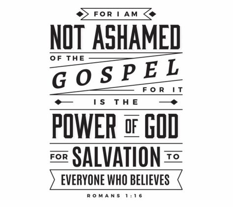 Sprinkle Of Jesus Quotes, Salvation Quotes, Not Ashamed Of The Gospel, Bible Verse Typography, I Am Not Ashamed, Verses For Kids, Scripture Wallpaper, Christian Graphics, Hand Lettering Inspiration