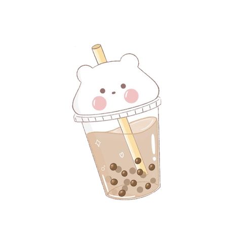 Boba Doodle Art, Boba Chibi, Idea Emoji, Boba Birthday, Doodles Kawaii, Kid Painting, Bubble Tea Boba, Anime Artwork Wallpaper, Boba Tea