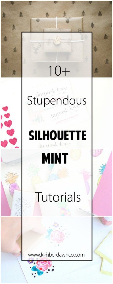 10+ Silhouette Mint Tutorials | www.kimberdawnco.com Silhouette Mint Stamp Ideas, Silhouette Portrait Tutorials, Silhouette Mint, Stamp Maker, Silhouette Curio, Silhouette Cameo Tutorials, Silhouette Diy, Silhouette Tutorials, Silhouette America