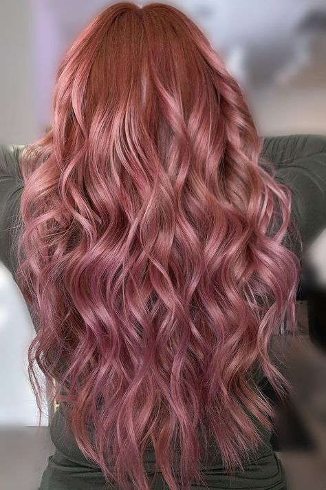 Rosegold Haircolor, Rose Gold Hair Color, Gold Hair Color, Rose Pink Hair, Hair Color Idea, Copper Ombre, Hair Color Rose Gold, Halo Effect, Airbrush App