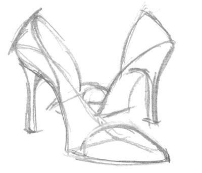 Design Shoes Drawing, Drawing High Heels, Paint Books, Shoe Drawings, Croquis Drawing, Draw And Paint, Fashion Drawing Sketches, Fashion Illustrations Techniques, Architecture Design Drawing