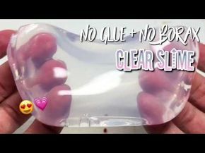 WATER SLIME HOW TO MAKE CLEAR SLIME WITHOUT GLUE, WITHOUT BORAX! TESTING WATER SLIME RECIPES! - YouTube Shampoo Slime, Fluffy Slime Without Glue, Slime Without Glue, Slime Without Borax, Slime Activator, Water Slime, Slime Youtube, Liquid Starch, Fluffy Slime Recipe