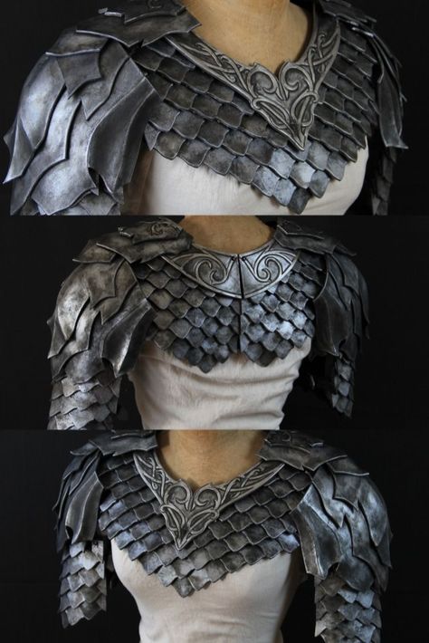 Legolas Armor, Scale Mail Armor Dnd Male, Armor Headpiece, Leather Armor Women, Gloves Reference, Lagertha Cosplay, Dorian Storm, Legolas Costume, Tattoo Monster