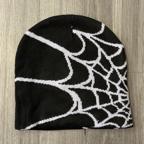 Spider Web Black Beanie Black Beanie, Spider Web, Man Shop, Brand New, Plus Fashion, Hats, Fashion Trends, Fashion Tips, Clothes Design