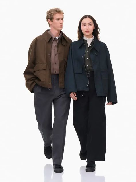 Uniqlo Looks, Uniqlo Lookbook, Uniqlo Women Outfit, Uniqlo Outfit, Uniqlo Style, Uniqlo Jackets, Uniqlo U, Autumn Winter 2022, Christophe Lemaire