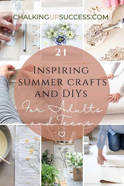 Summer Craft Ideas For Adults, Yummy Summer Drinks, Summertime Crafts, Summer Diy Projects, Diy Summer Crafts, Summer Camp Crafts, Projects For Adults, Diy Crafts For Adults, Beach Diy