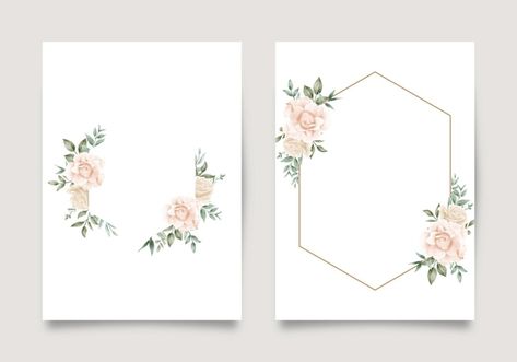 Elegant wedding invitation template set ... | Premium Vector #Freepik #vector #floral-card #green-floral #green-flower #watercolor-greenery Watercolor Greenery, Elegant Wedding Invitation, Floral Card, Flower Wedding Invitation, Flower Watercolor, Green Flower, Flower Wedding, Elegant Wedding Invitations, Wedding Invitation Templates