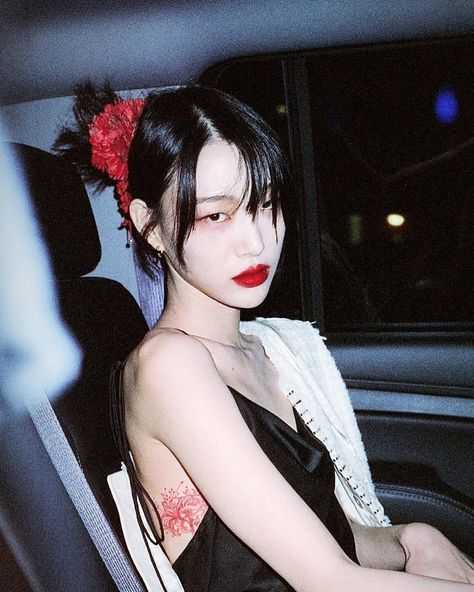 Sora Choi, Red Lipstick, A Woman, Red