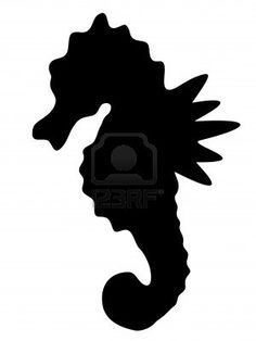 Seahorse Silhouette, Tattoo Silhouette, Matching Sister Tattoos, Seahorse Art, Silhouette Template, Silhouette Photos, Horse Silhouette, Silhouette Images, Book Folding Patterns