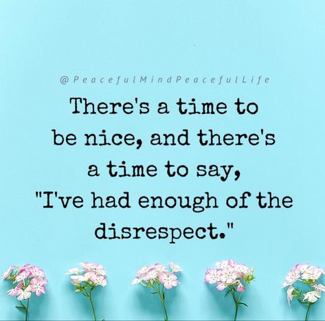 Stop Being Nice, Disrespect Quotes, The Disrespect, Deserve Better Quotes, Disrespectful People, Peaceful Mind Peaceful Life, Being Nice, Peaceful Mind, Setting Healthy Boundaries